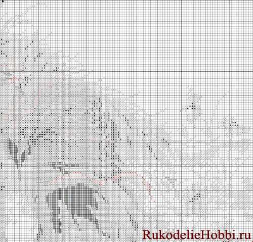 Вышитая картина с девушкой и лошадью Вышитая картина с девушкой и лошадью